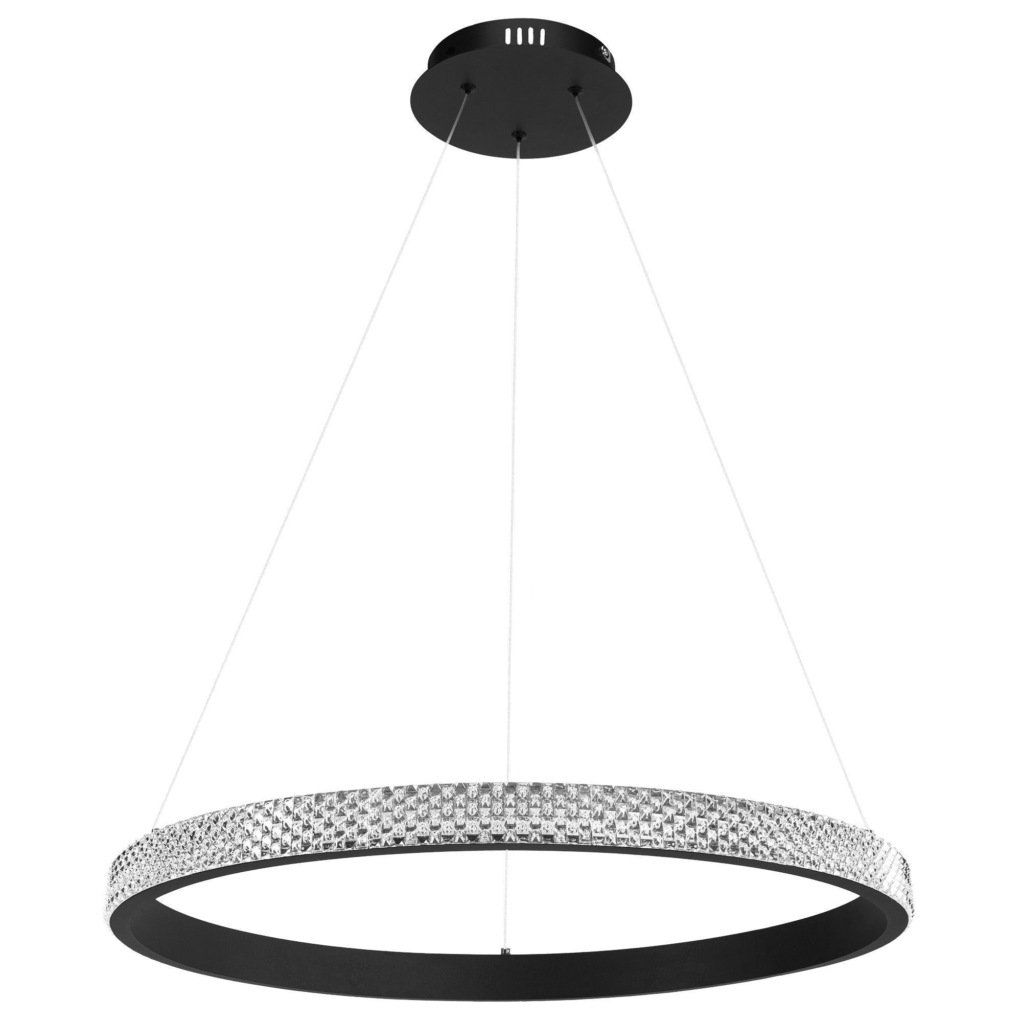 TOOLIGHT hængende loftlampe LED APP1512-CP Sort 61x61x45cm