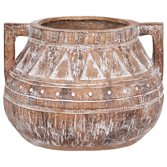 Urtepotte VARIEGATUM 27 cm Brun