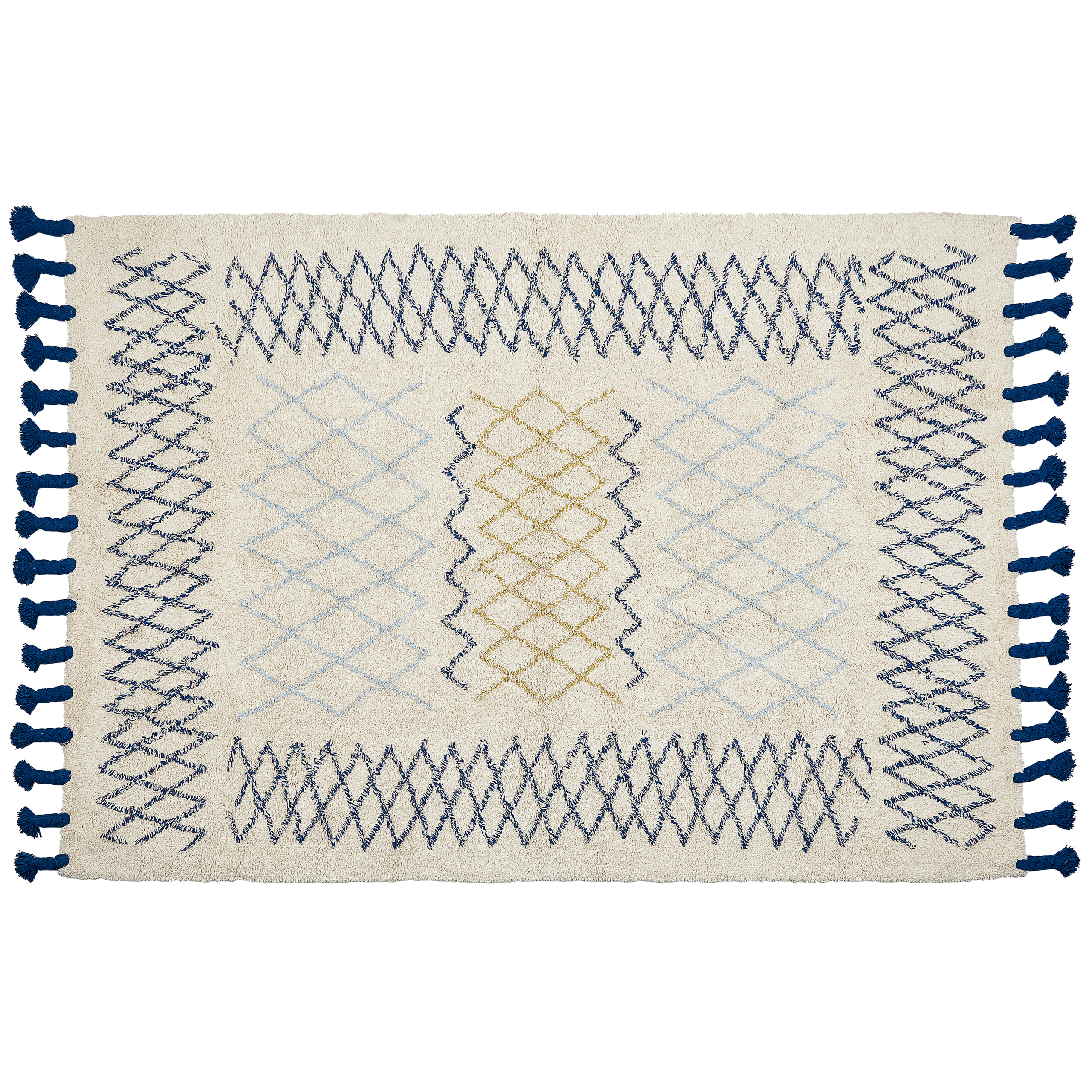 Gulvtæppe ERZINCAN Beige 160 x 230 cm Bomuld