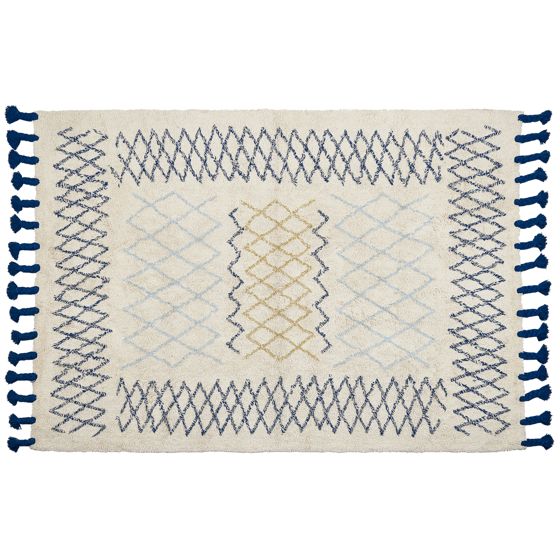 Gulvtæppe ERZINCAN Beige 160 x 230 cm Bomuld