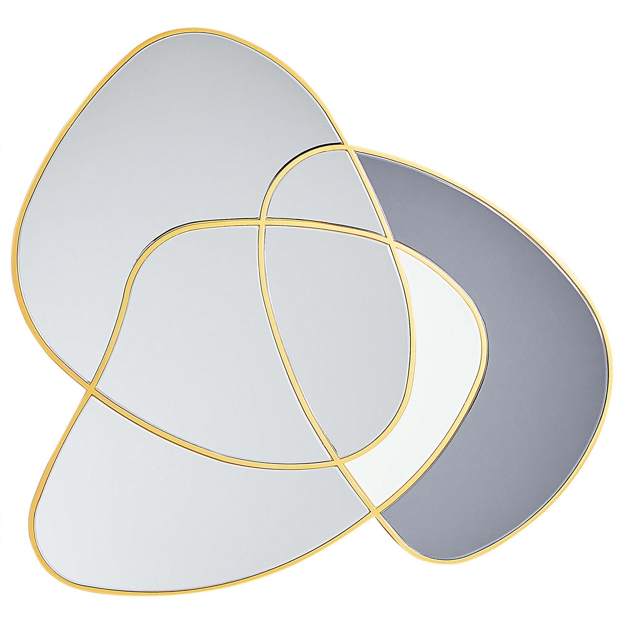 Vægspejl TAILLY 99 cm 89 cm Guld