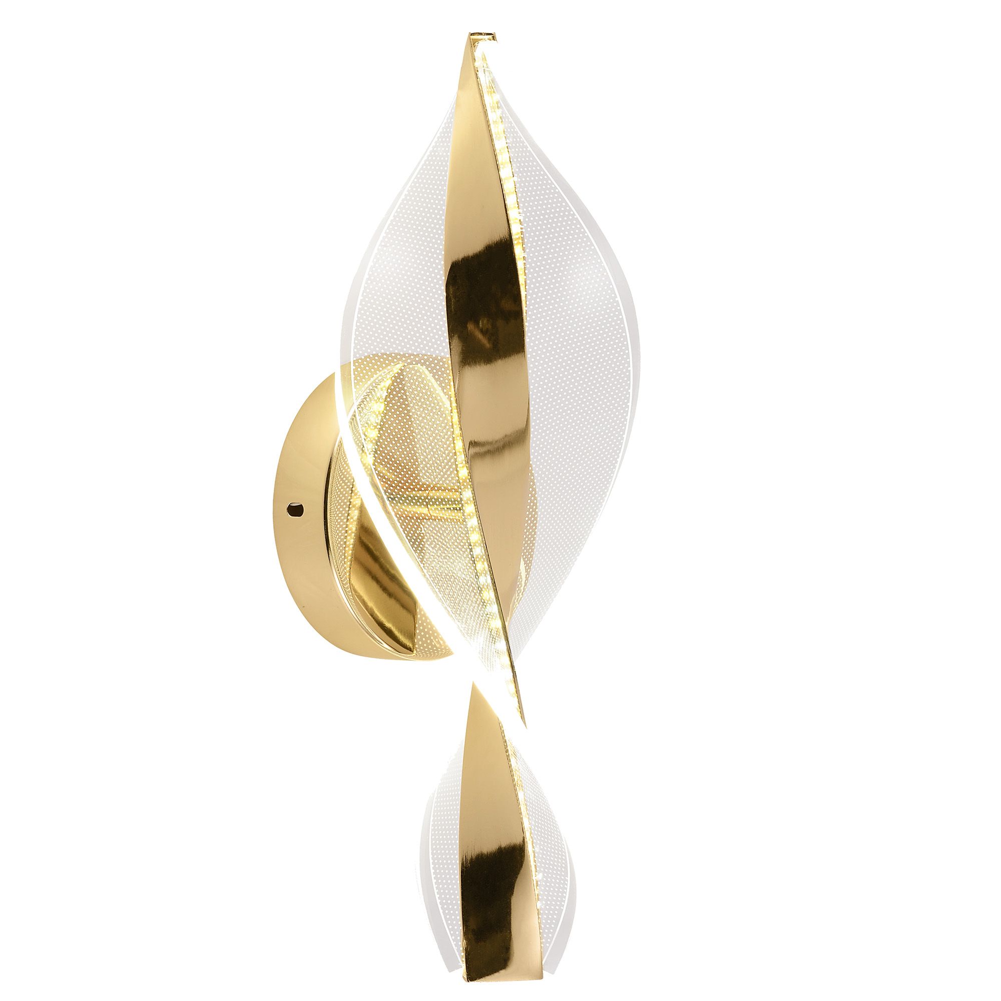 TOOLIGHT væglampe G031-W LED Guld 30x11x30cm