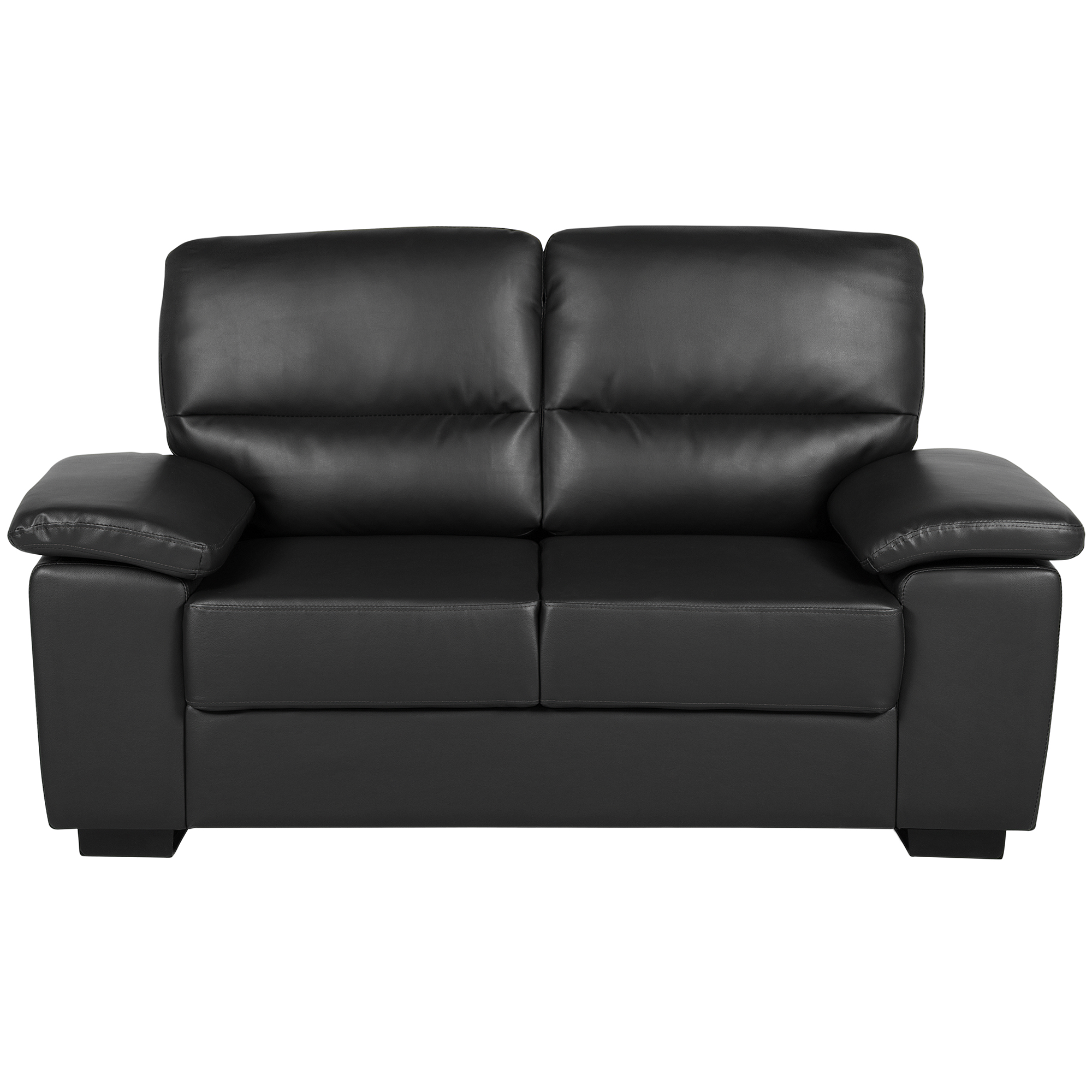 Sofa 2 personers VOGAR Kunstlæder Sort