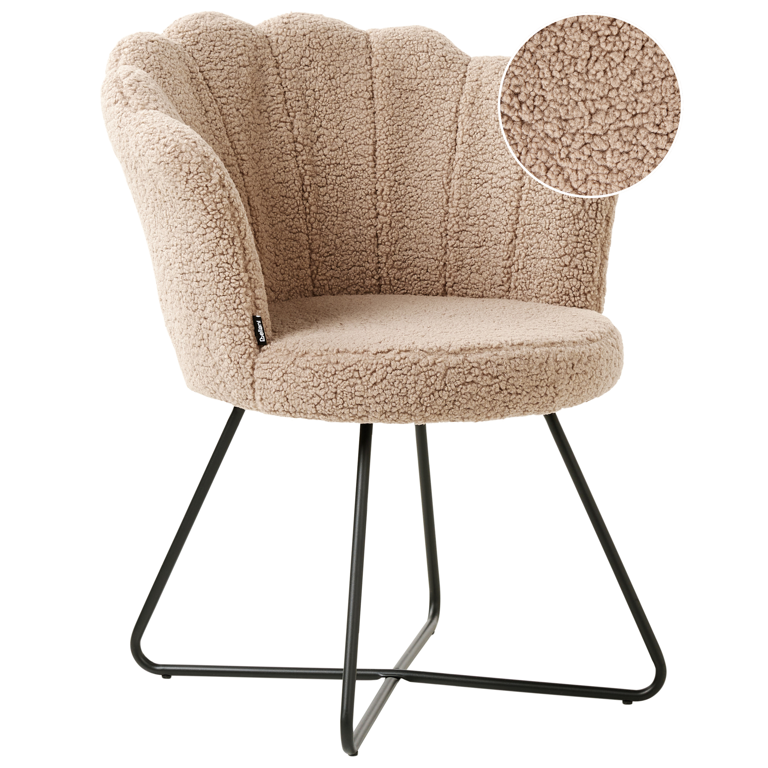 Lænestol LOVELOCK Boucle Beige