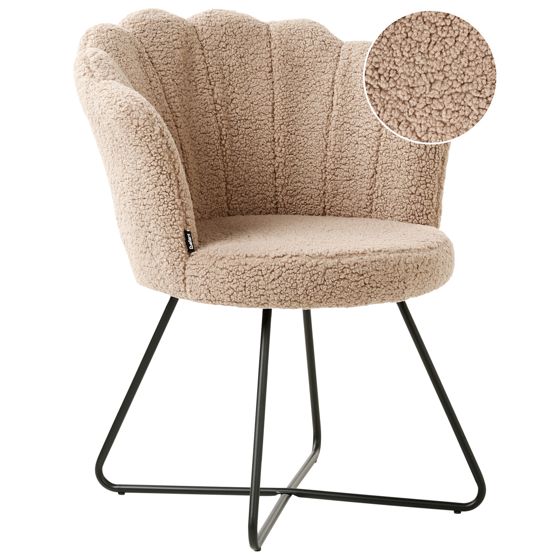 Lænestol LOVELOCK Boucle Beige