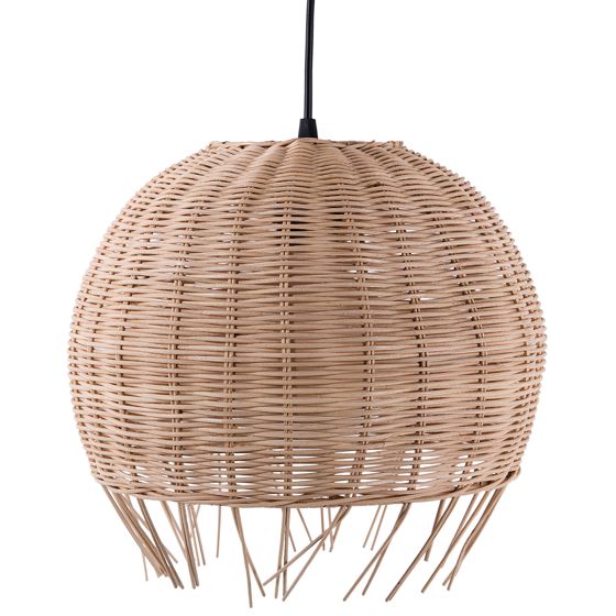 Loftlampe DRINO Rattan Lysebrun