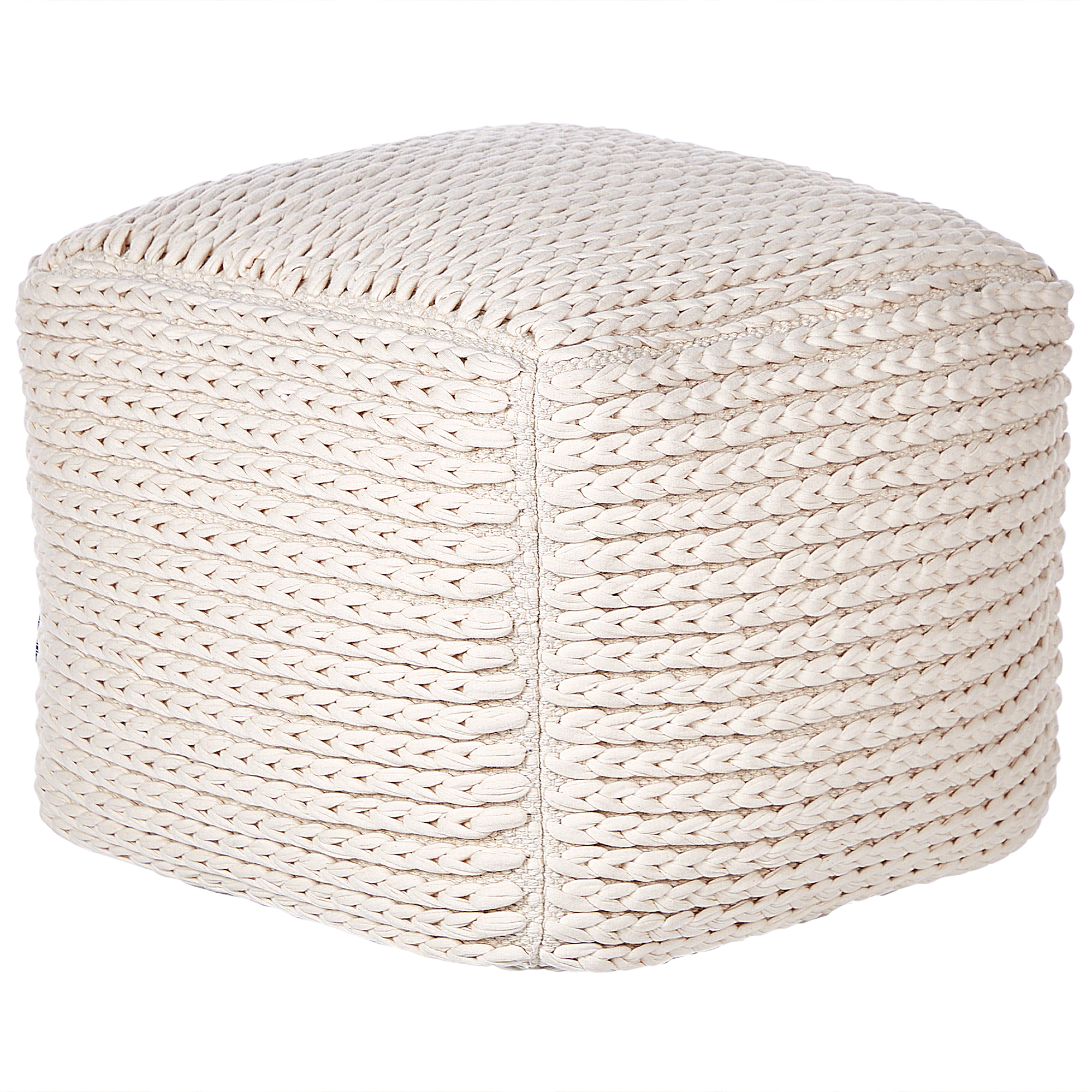 Puf DAMAN Bomuld Lys Beige