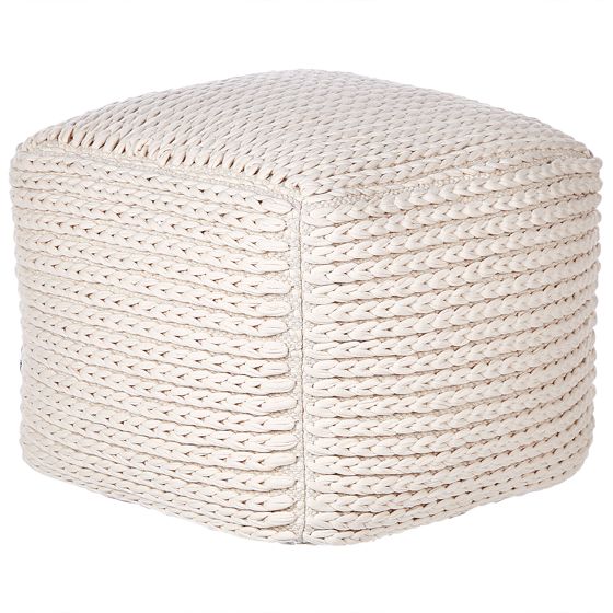 Puf DAMAN Bomuld Lys Beige