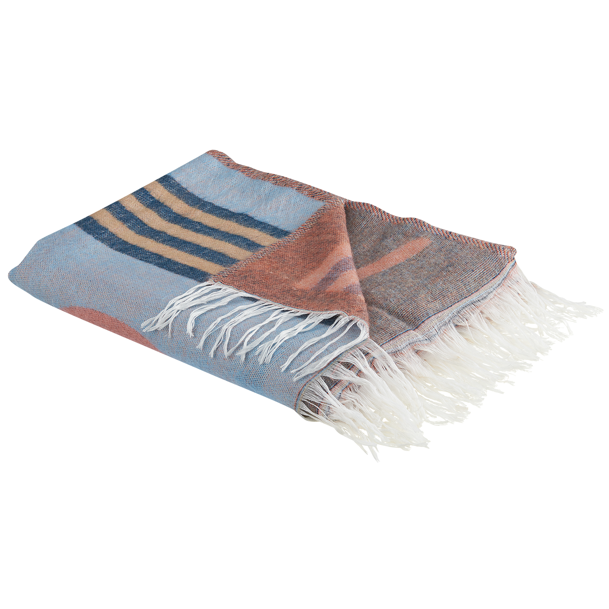 Plaid RESHA 130 x 170 cm Multifarvet
