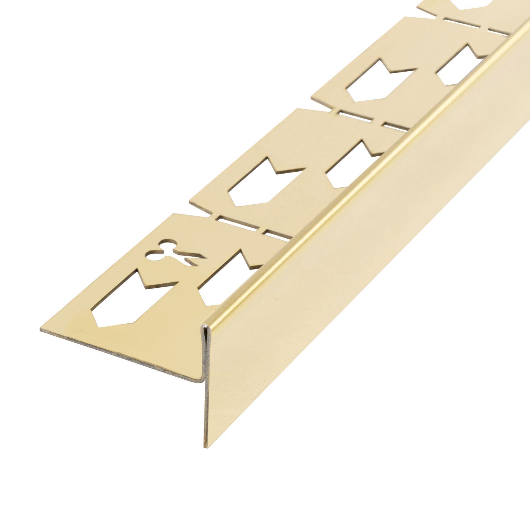 REA faldprofil til brusekar 120CM Venstre Guld, 120x3,7x2,2cm