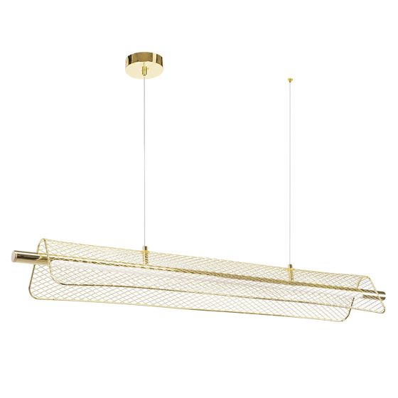 TOOLIGHT hængelampe APP1943-CP GOLD børstet guld, 40x40x5cm