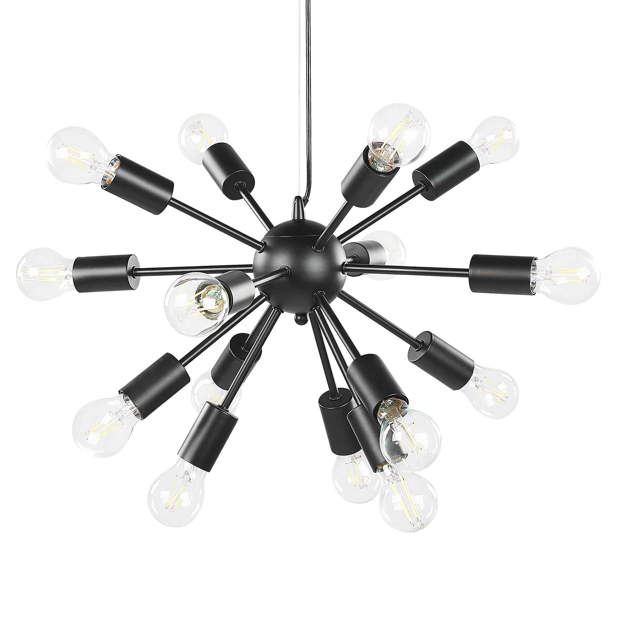 Loftlampe BALAGAS Metal Sort
