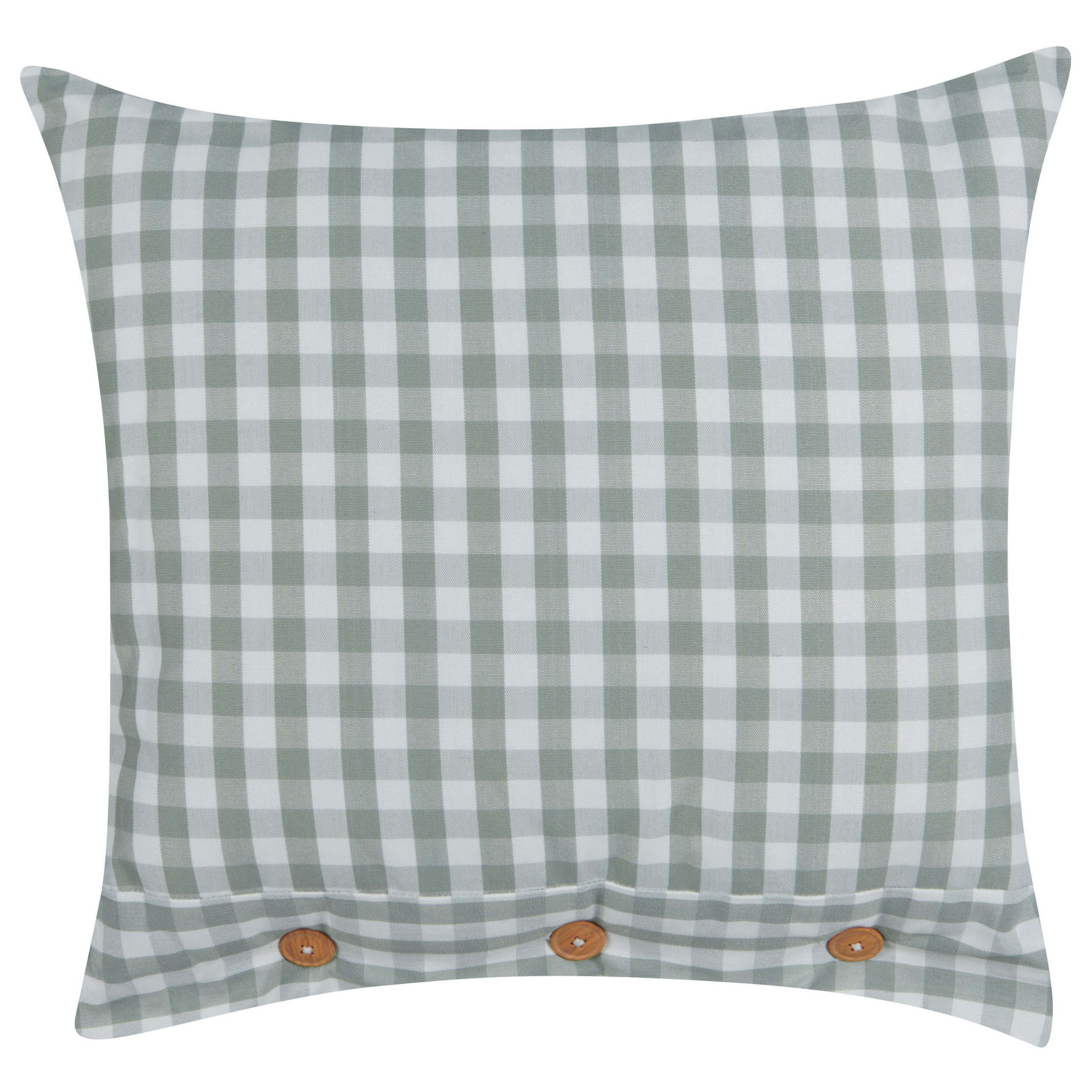 Pyntepude TALYA 45 x 45 cm Mintgrøn Ternet mønster