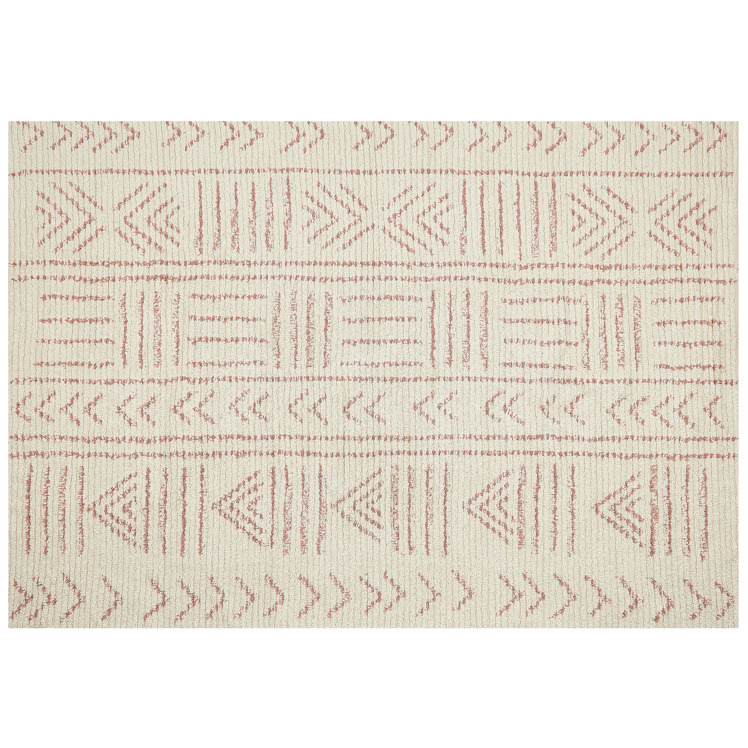 Gulvtæppe EDIRNE Beige 160 x 230 cm Bomuld