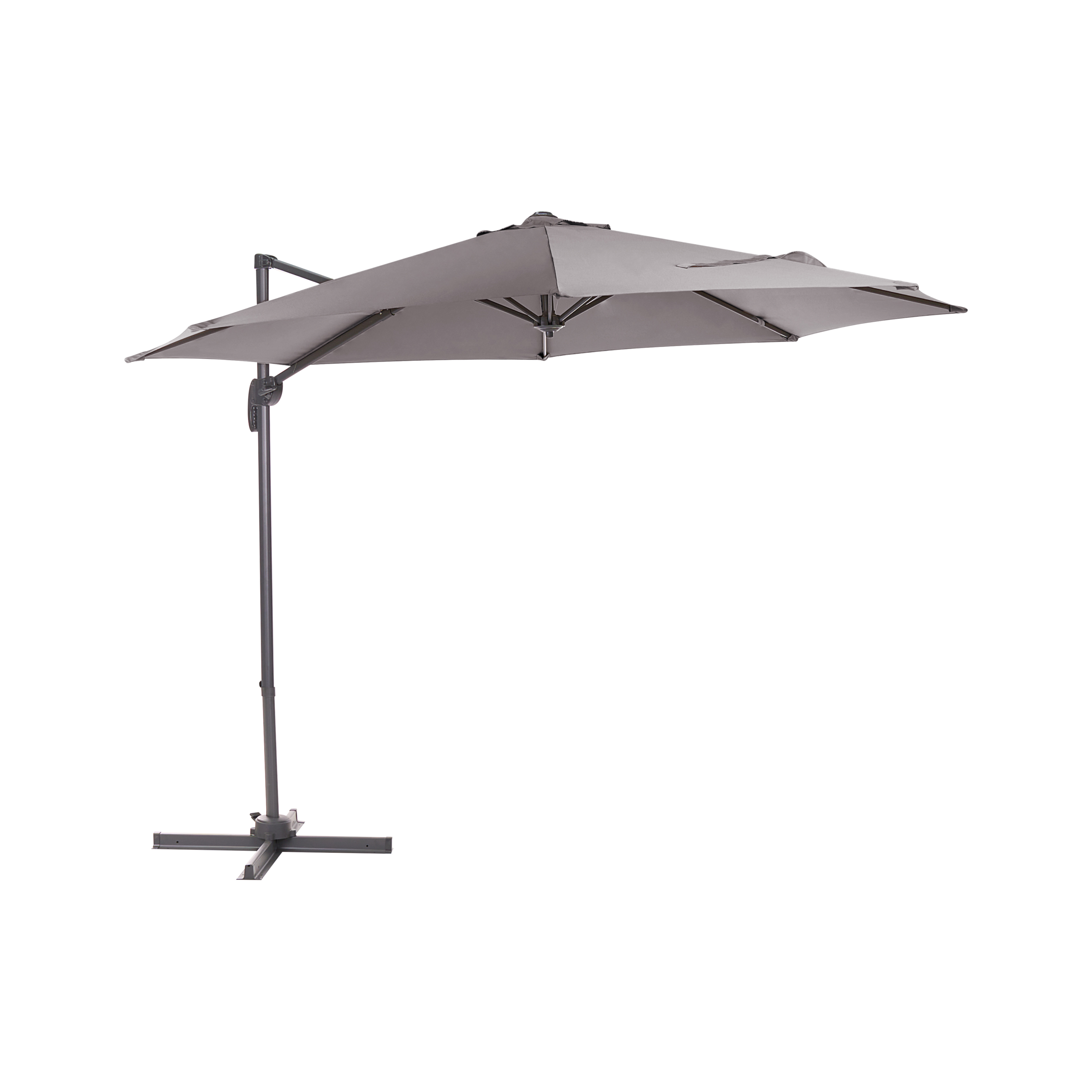 Cantilever parasol 294 cm SAVONA Mørkegrå