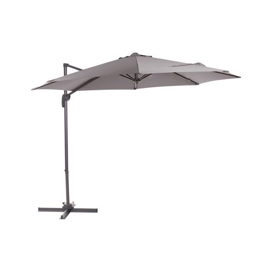 Cantilever parasol 294 cm SAVONA Mørkegrå