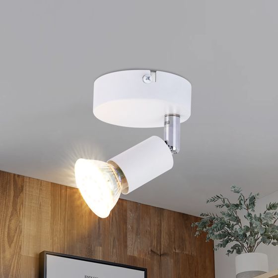 NETTLIFE LED loftlampe 1 lyskilde hvid loftlampe GU10 indendørs væglampe varm hvid moderne spotlight