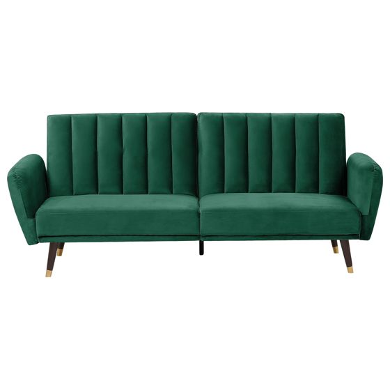 Sovesofa 3 personers VIMMERBY Velour Smaragdgrøn