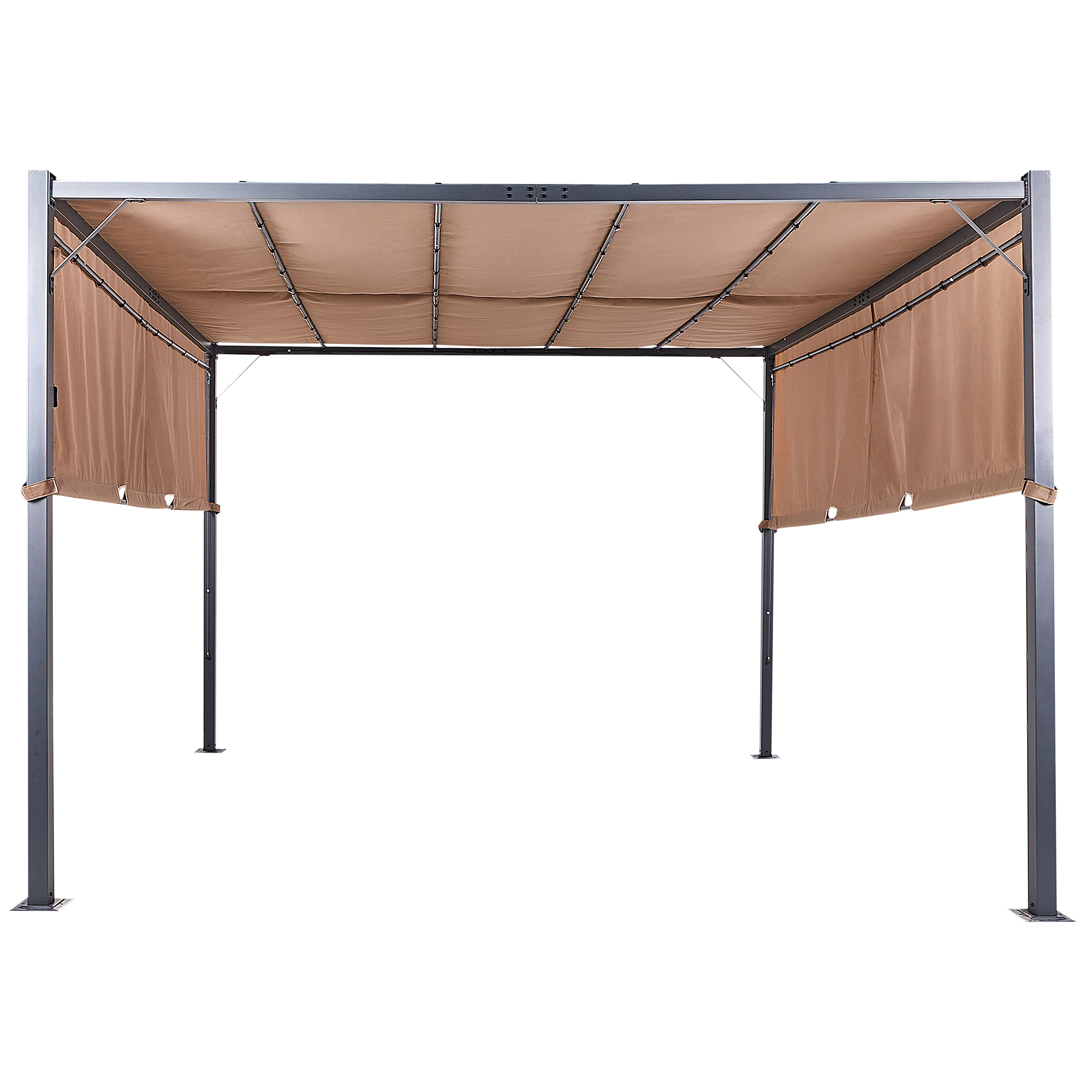Lysthus LED PARGA 310 cm 310 cm Metal Brun