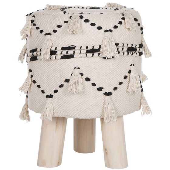 Taburet THONDI Bomuld Beige