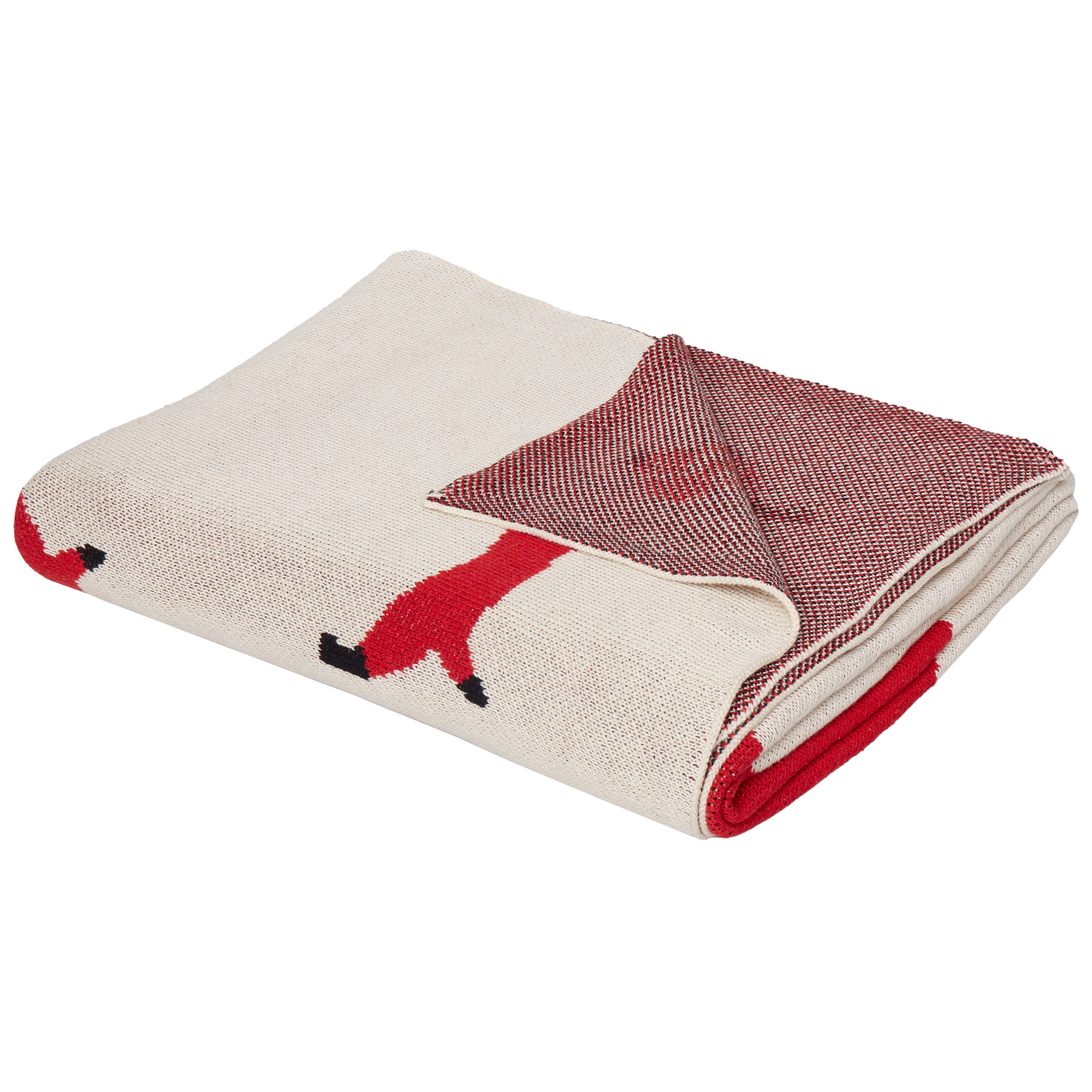 Plaid REERH Bomuld 130 x 170 cm Beige