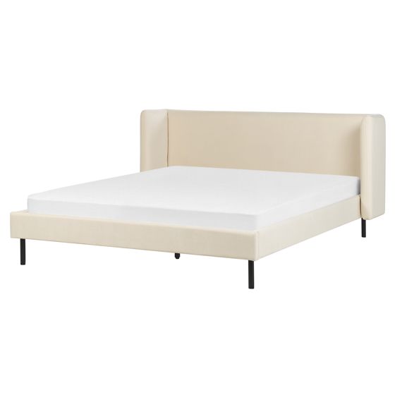 Seng Velour ARETTE 160 x 200 cm Lys Beige