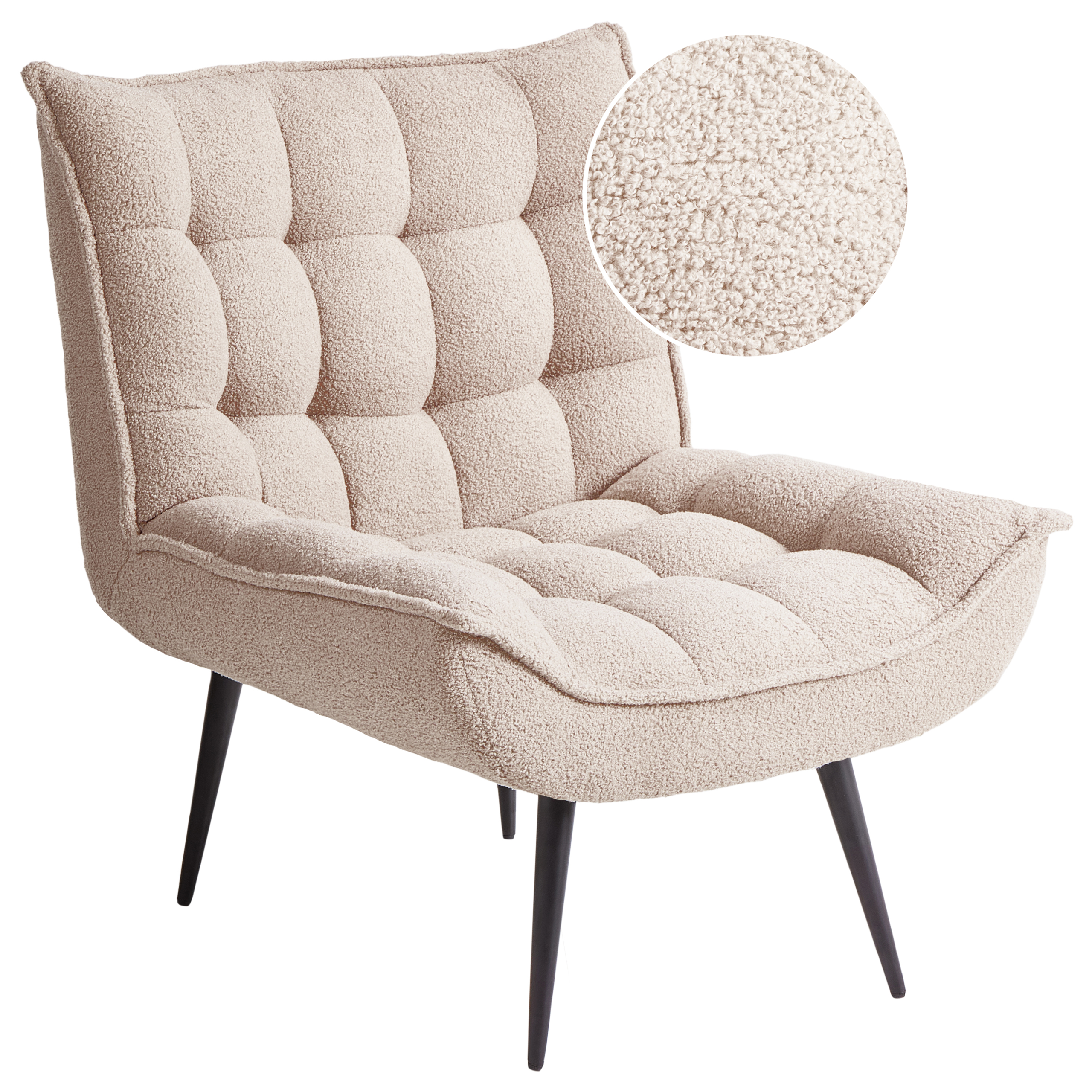Lænestol ALVESTA Boucle Beige
