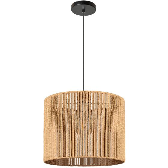 TOOLIGHT hængende loftlampe APP1323-1CP BOHO 25CM Brun 110x24,5x110cm