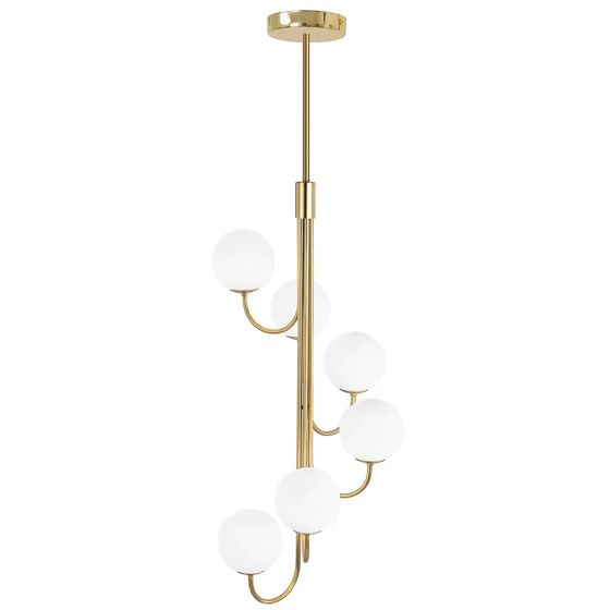 TOOLIGHT hængende loftlampe APP1585-6CP Guld 50x50x118cm