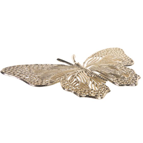 Dekorativ figur Sommerfugl MADIUN Metal Guld