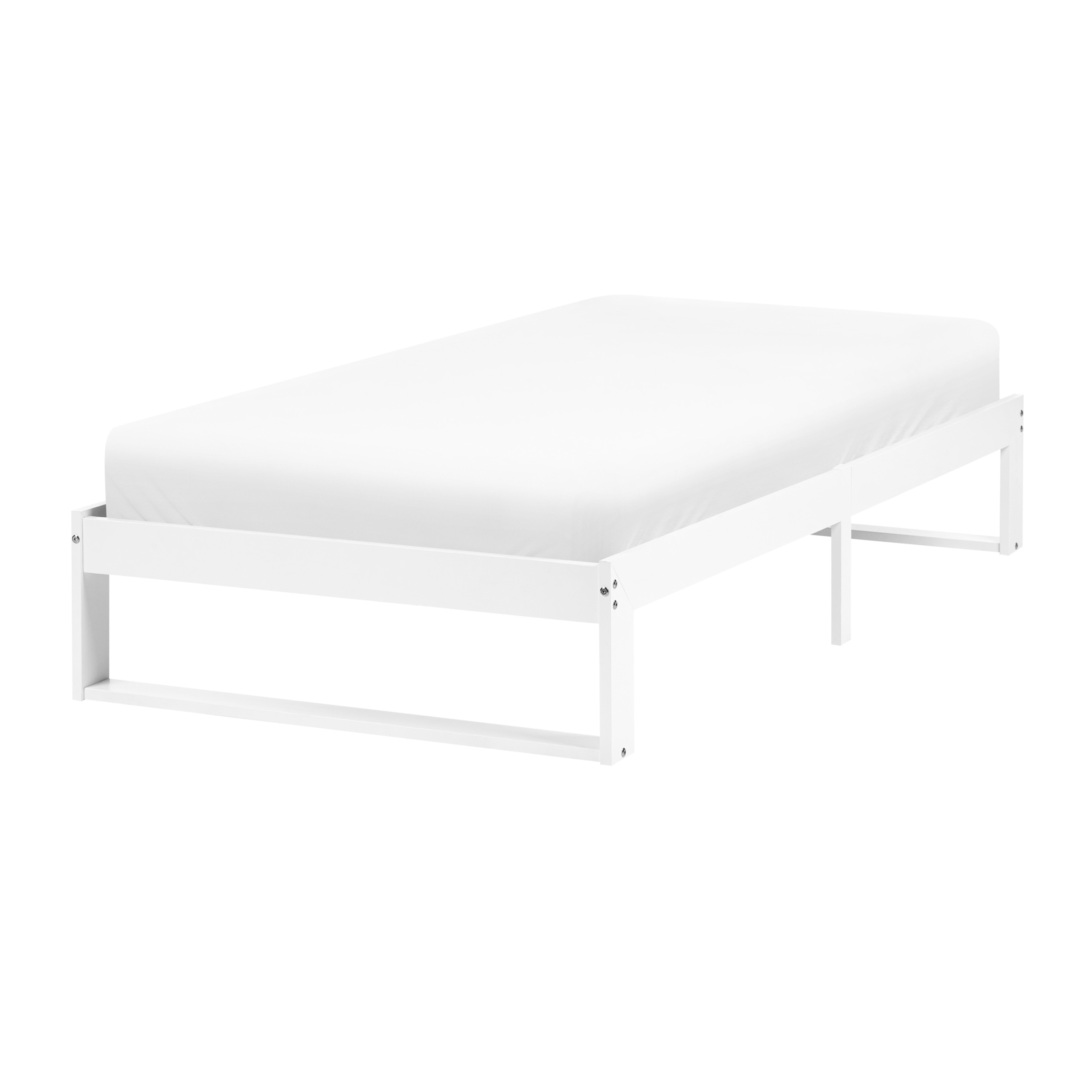 Seng uden hovedgærde Fyretræ TALAIRAN 90 x 200 cm Hvid