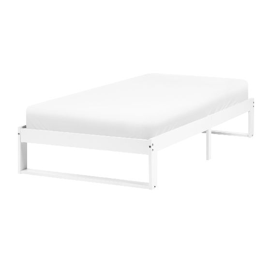 Seng uden hovedgærde Fyretræ TALAIRAN 90 x 200 cm Hvid