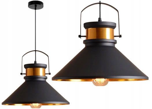 TOOLIGHT hængende loftlampe APP174-1CPASTI B Sort 111x38x111cm