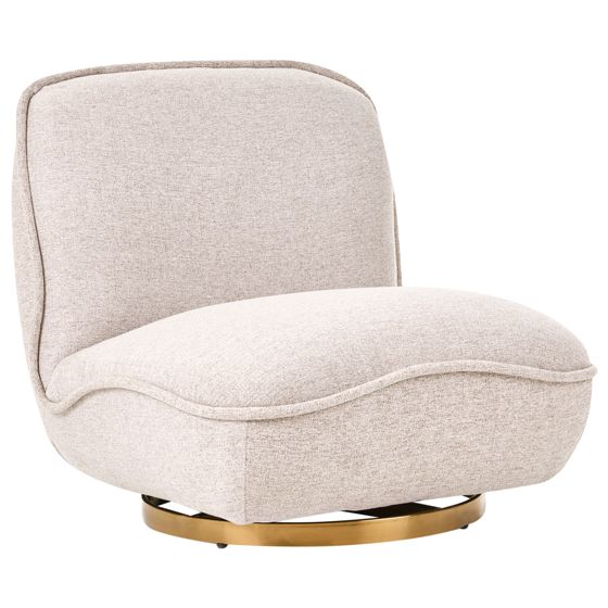 Lænestol med drejefod MUREN Beige