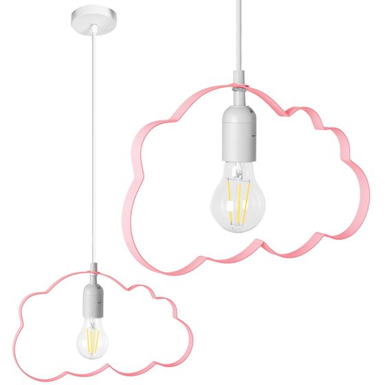 TOOLIGHT hængende loftlampe KIDS LH2077 Lyserød 34,5x34,5x99,5cm