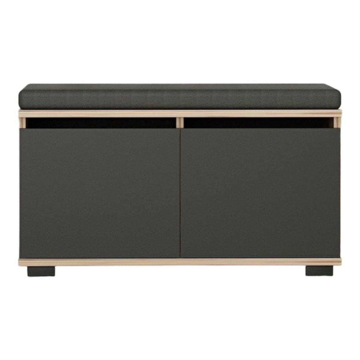 Norda Design Moderne skoskab, 80 cm x 42 cm x 35 cm | 100% melaminbelagt, 18 mm tyk | stilfuld opbevaringsløsning