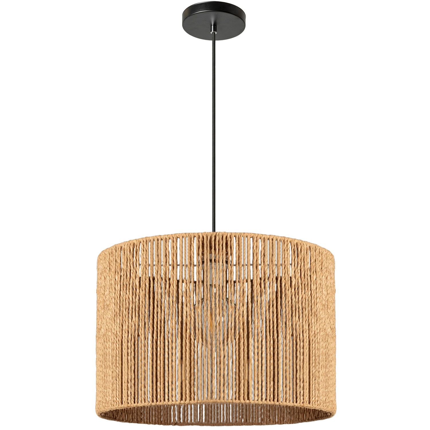TOOLIGHT hængende loftlampe APP1325-1CP BOHO 40CM Brun 40x40x22cm