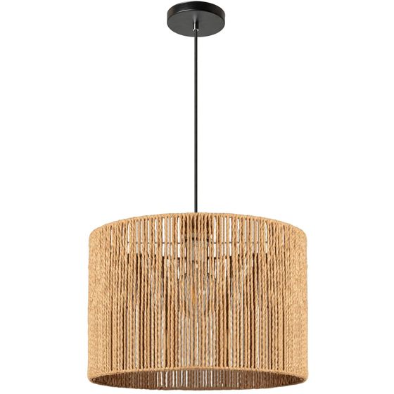 TOOLIGHT hængende loftlampe APP1325-1CP BOHO 40CM Brun 40x40x22cm