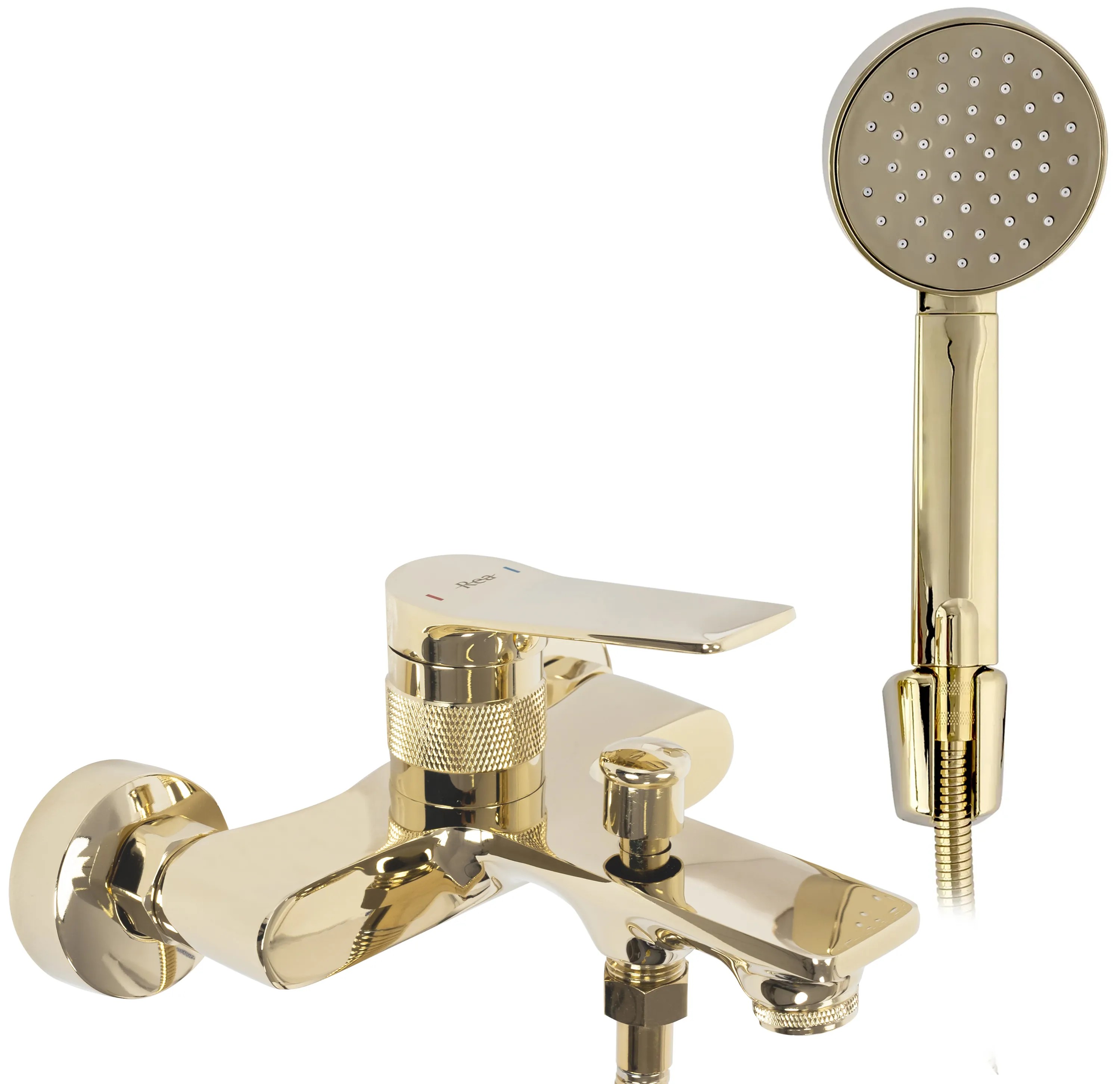 REA badekarsarmatur JS-634903G VIRAL Guld, 19,5x17,5x11,5cm