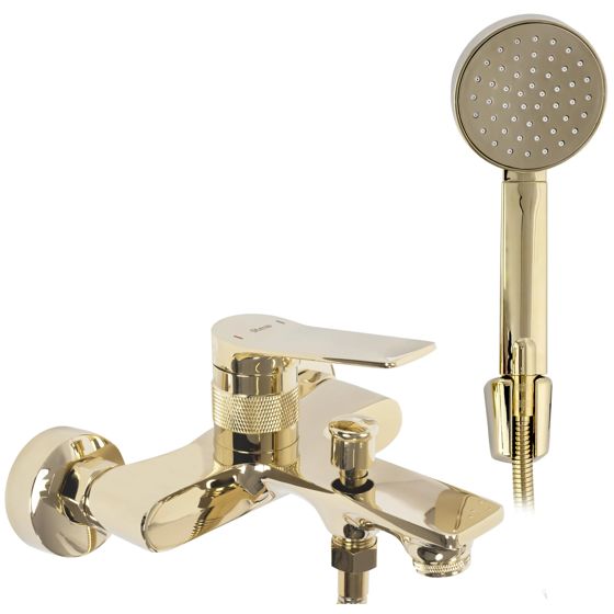 REA badekarsarmatur JS-634903G VIRAL Guld, 19,5x17,5x11,5cm
