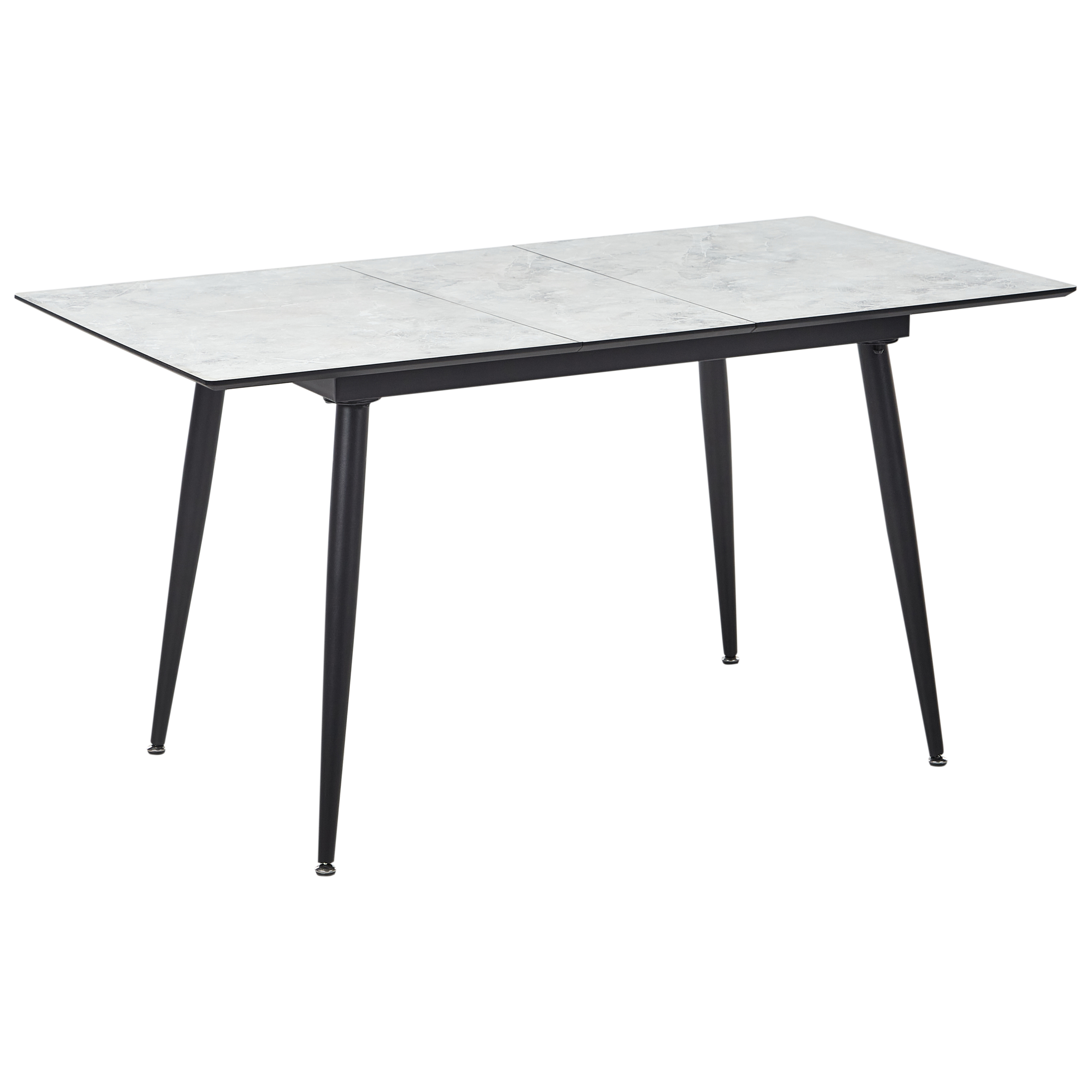 Spisebord EFTALIA Hvid marmor 120/150 cm 80 cm