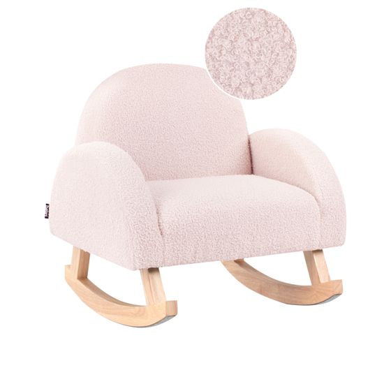 Gyngestol til børn HUG Boucle Pastellrosa