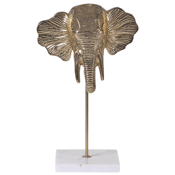 Dekorativ figur Elefant KASO Metal Guld