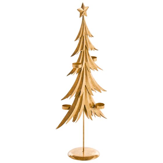 Lysestage JOUKIO 72 cm Metal Guld