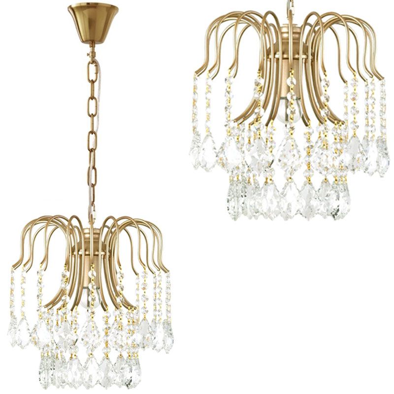 TOOLIGHT hængende loftlampe APP1650-1CP Guld 60x60x30cm