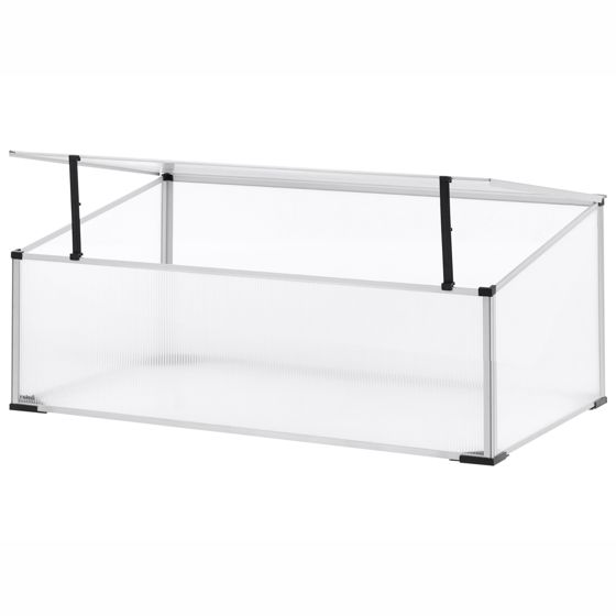 Drivhus CARFIZZI 100 cm 60 cm Sølv