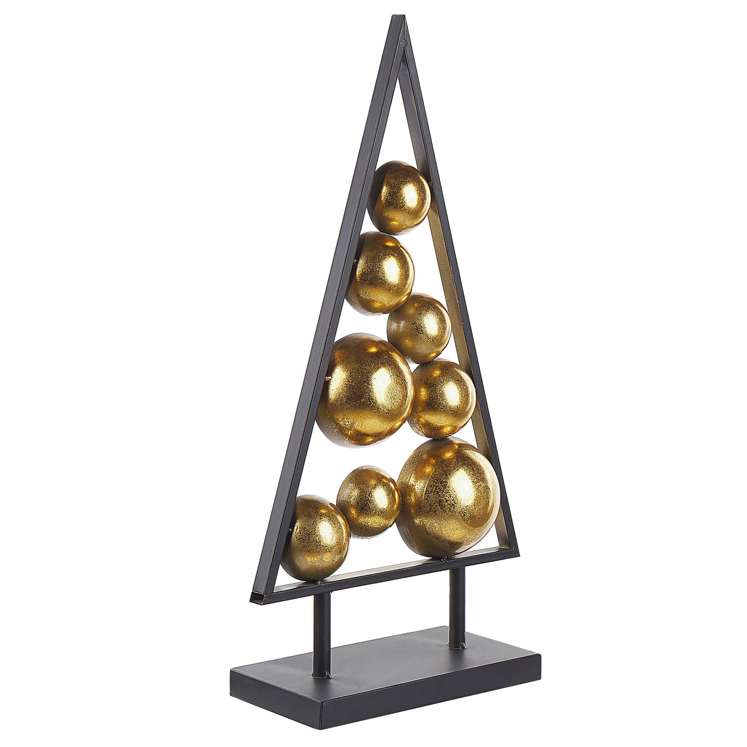 Juledekoration RANUA 65 cm Juletræ Guld