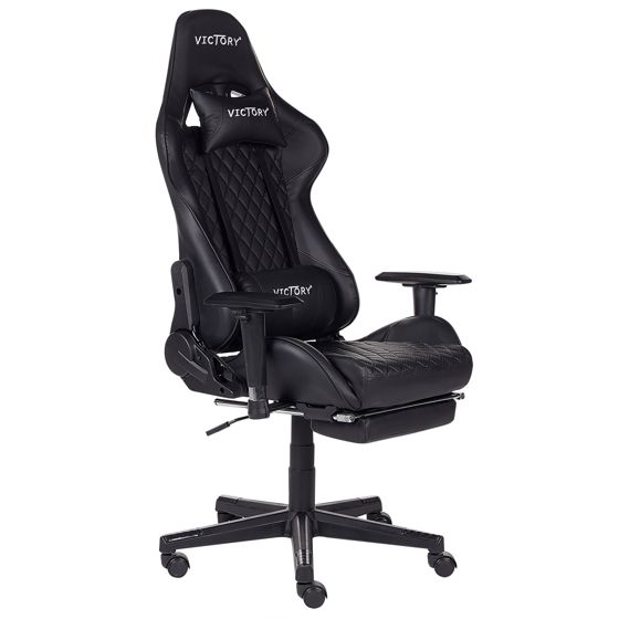 Gamingstol VICTORY Kunstlæder Sort
