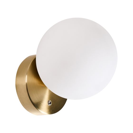 LED-væglampe TEIFI Med dæmpning Glas Hvid