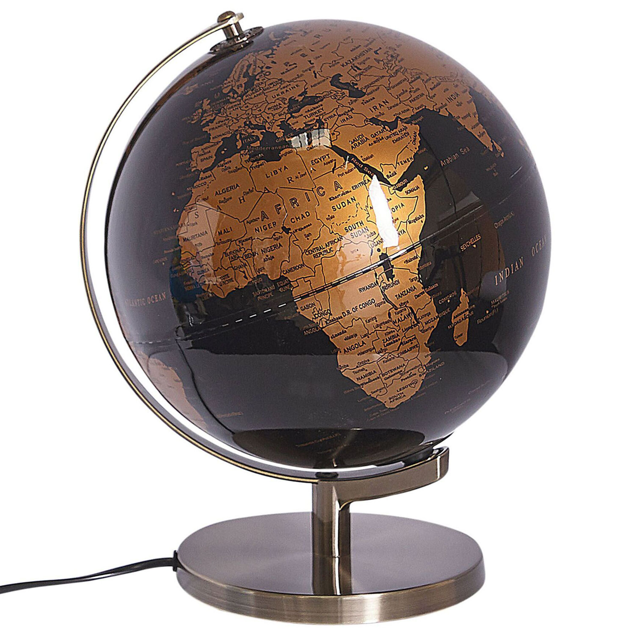 Globus LED MAGELLAN 32 cm Sort